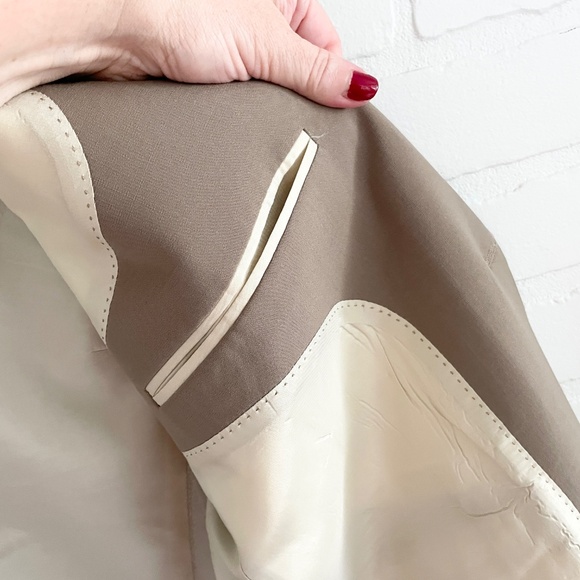 Hugo Boss Men’s Blazer Single breast Wool Stretch blend Taupe Tan Beige 48R - Picture 9 of 16